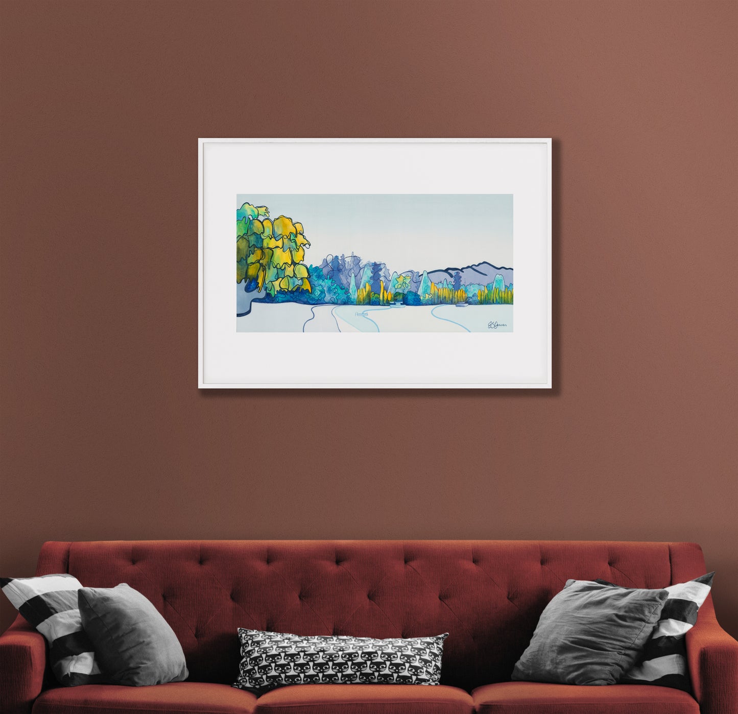 --- Queenstown Beach Print ---