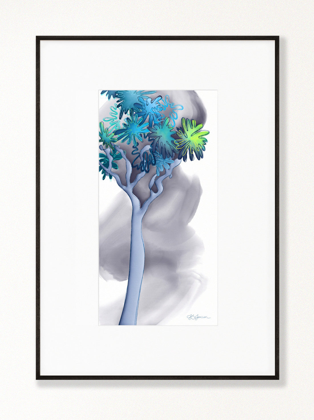 --- Cabbage Tree #1 Print ---