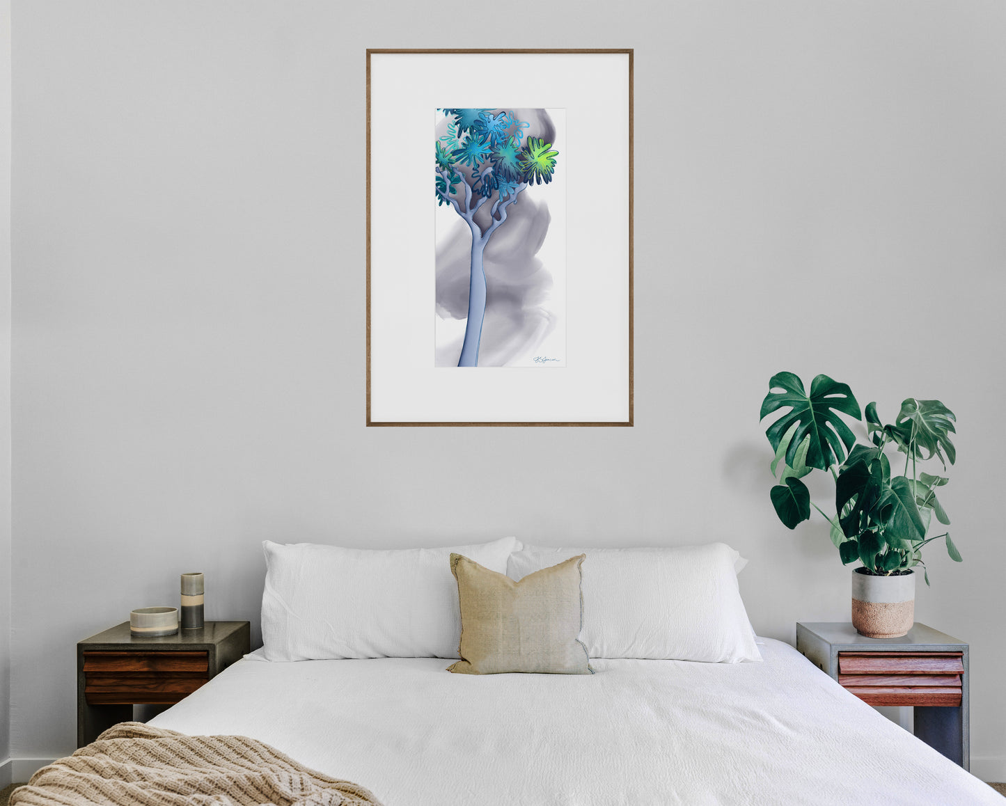 --- Cabbage Tree #1 Print ---