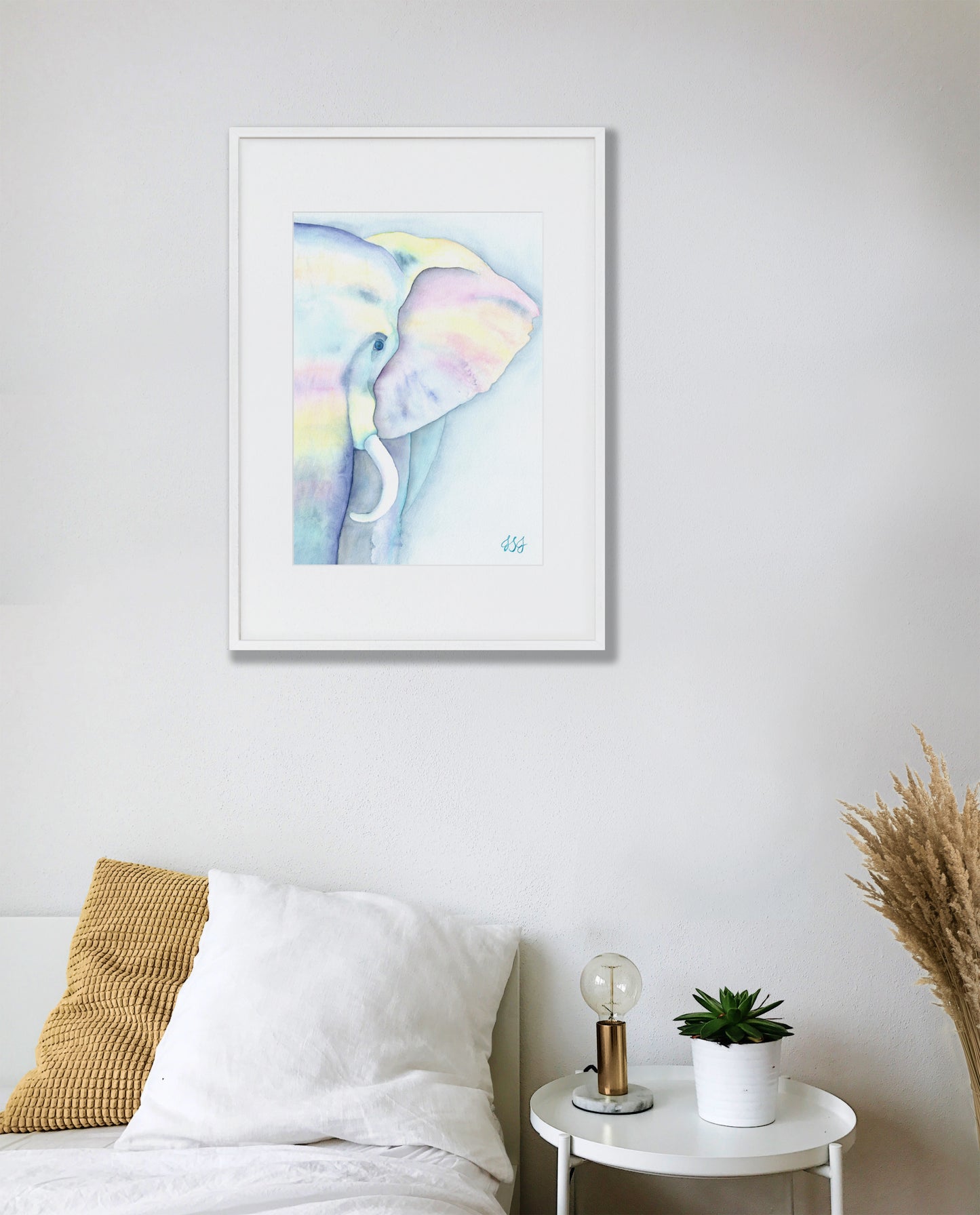 An Elephant Never Forgets Print