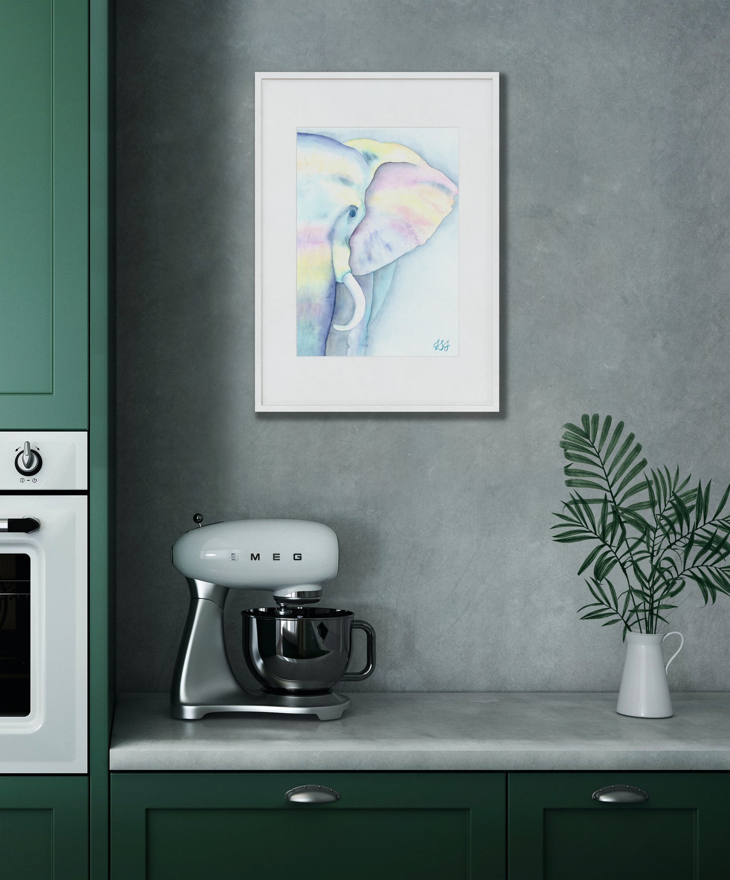 An Elephant Never Forgets Print