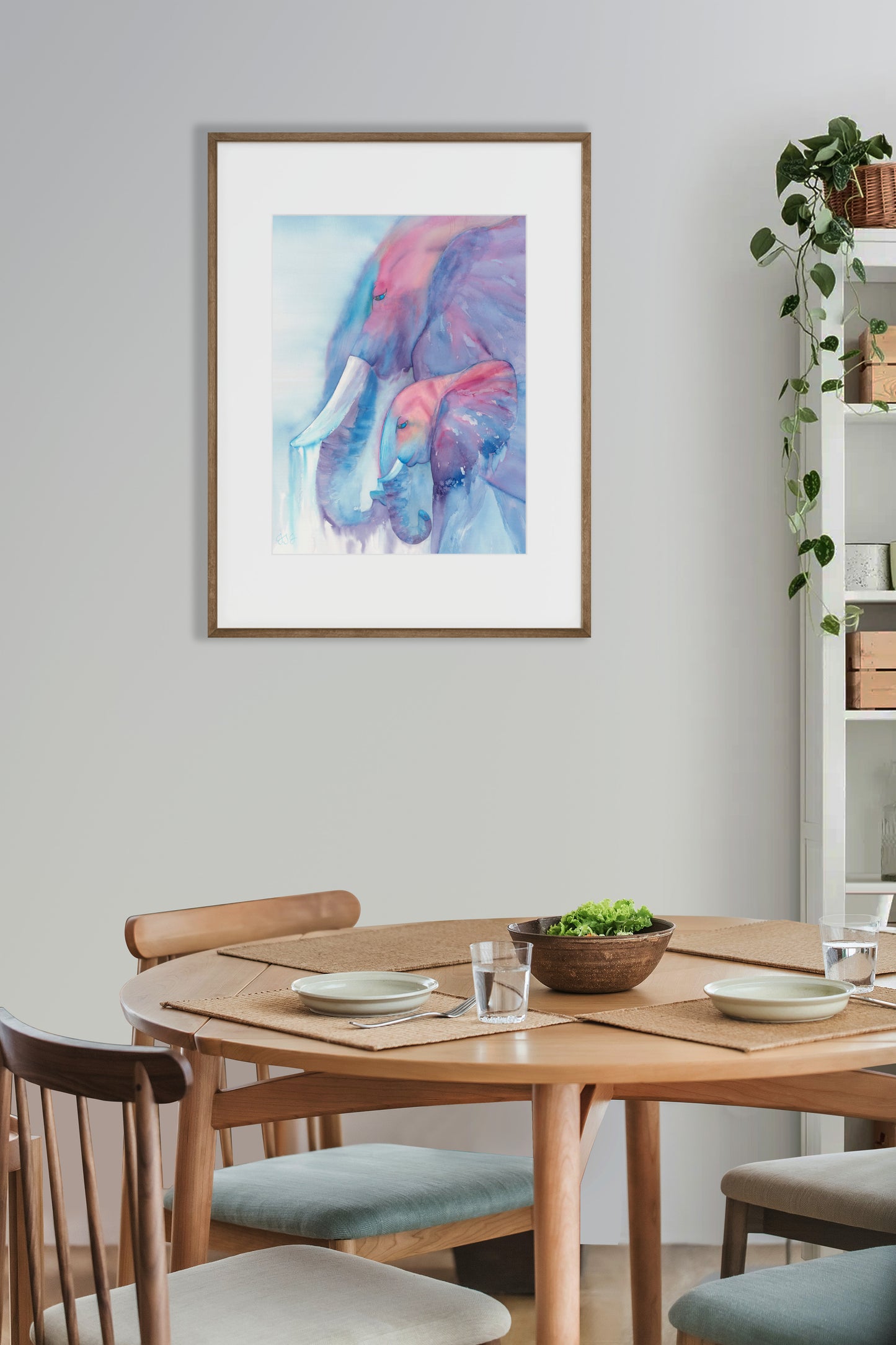 Ivory Family Print