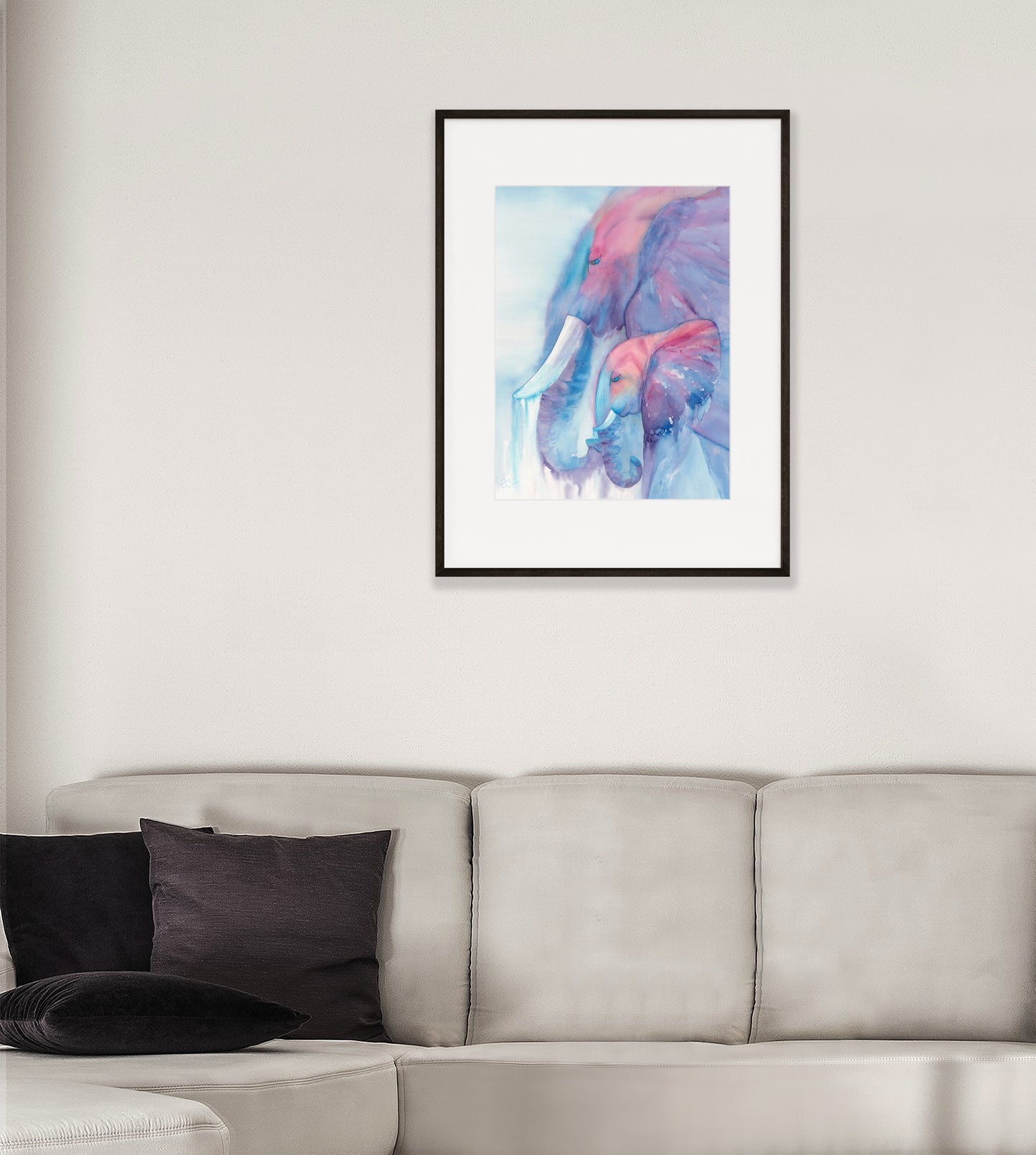 Ivory Family Print