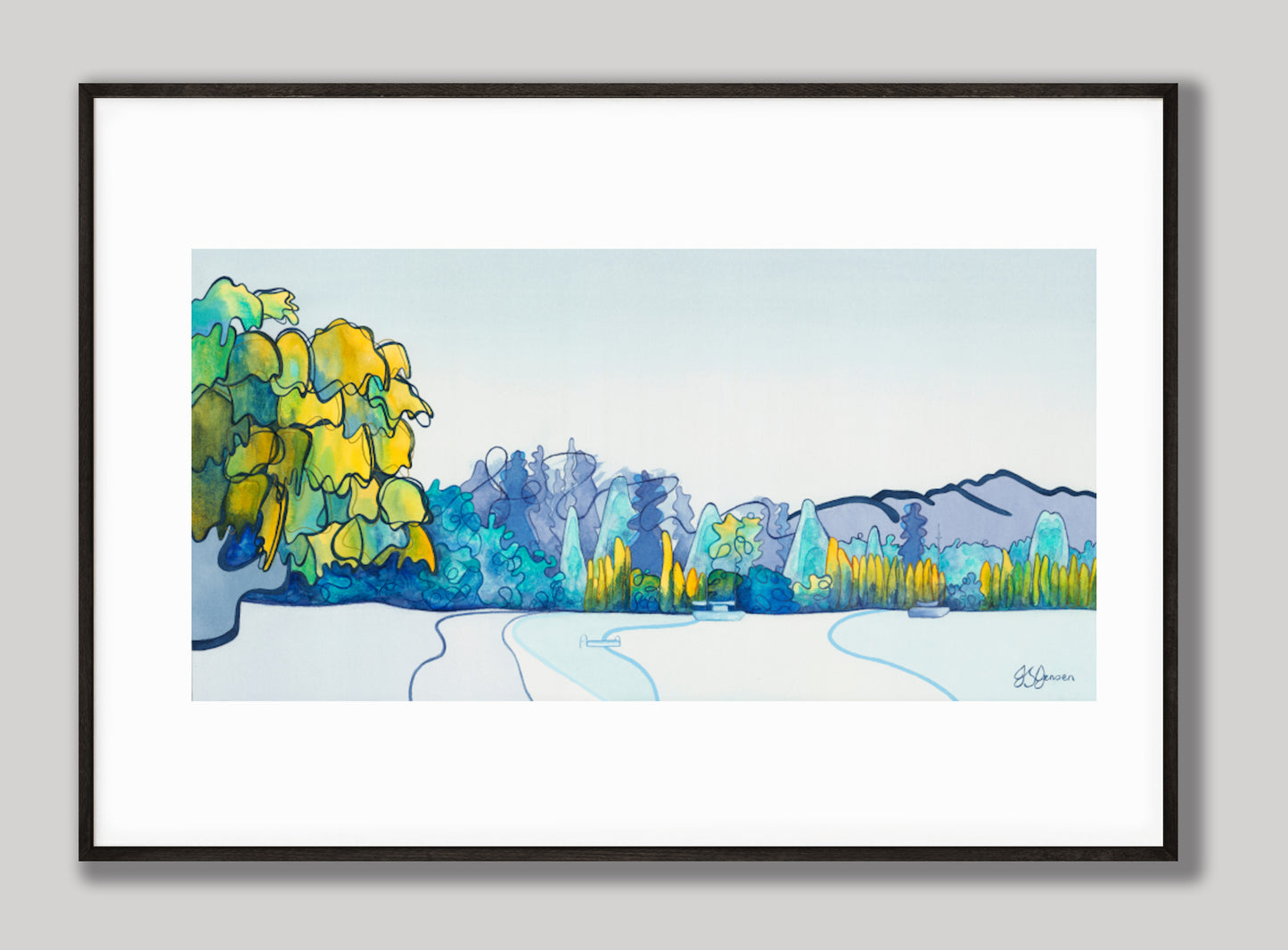 --- Queenstown Beach Print ---