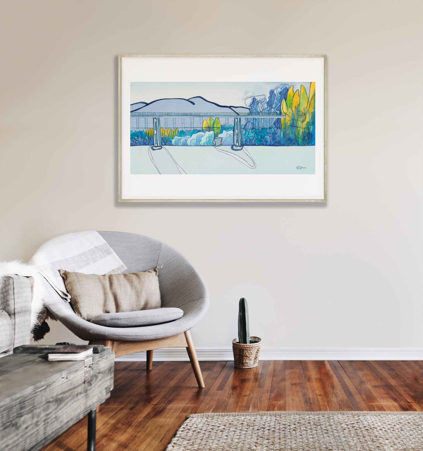 --- Old Shotover Bridge Print ---