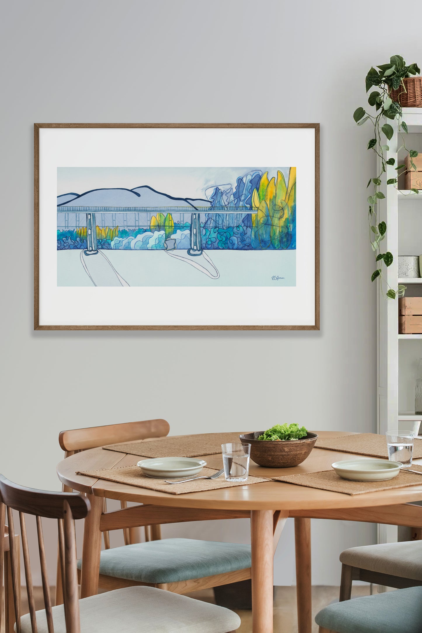 --- Old Shotover Bridge Print ---