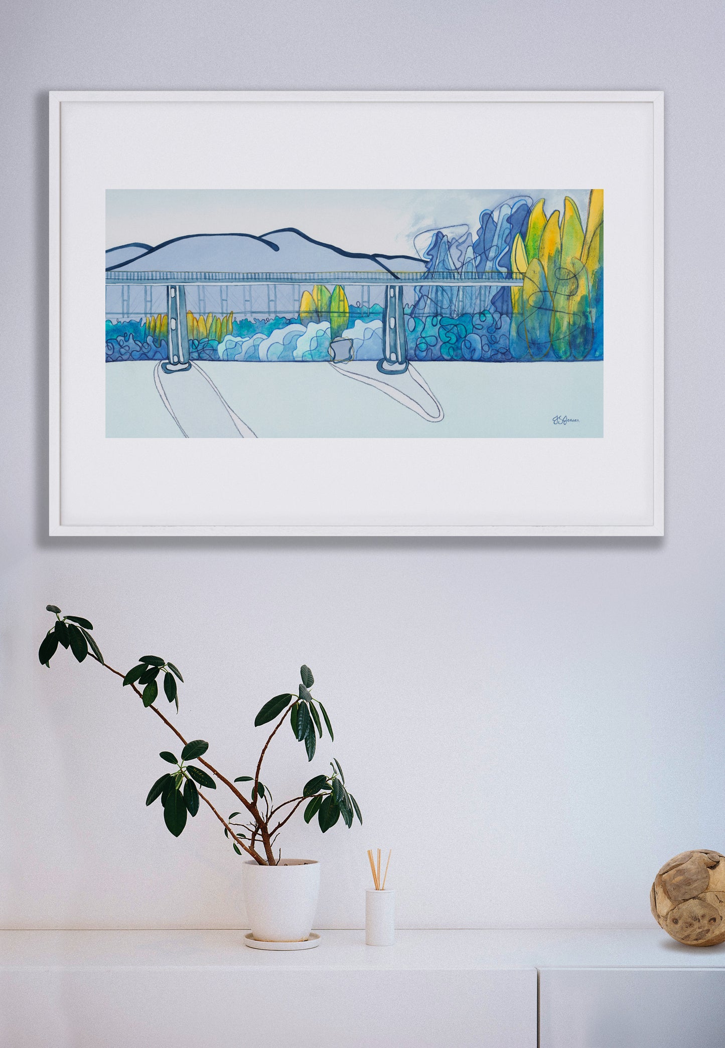 --- Old Shotover Bridge Print ---
