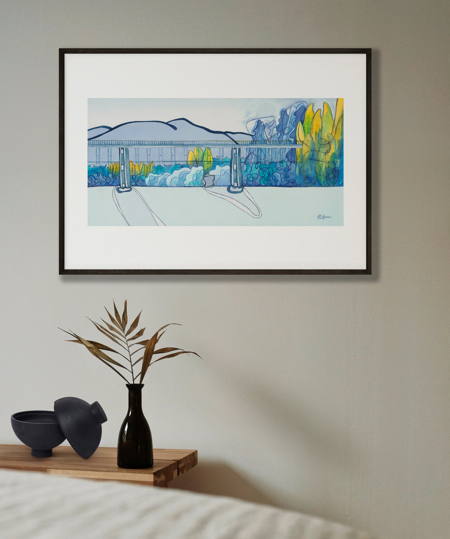 --- Old Shotover Bridge Print ---