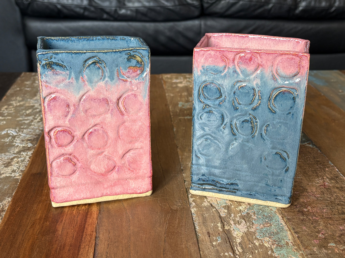 -- Rectangular Vases --